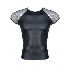 Regnes Fetish Planet Tee-Shirt Wetlook Manches Résilles -Sextoy Soldes tee shirt wetlook manches resilles regnes fetish planet 03