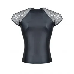 Regnes Fetish Planet Tee-Shirt Wetlook Manches Résilles -Sextoy Soldes tee shirt wetlook manches resilles regnes fetish planet 04