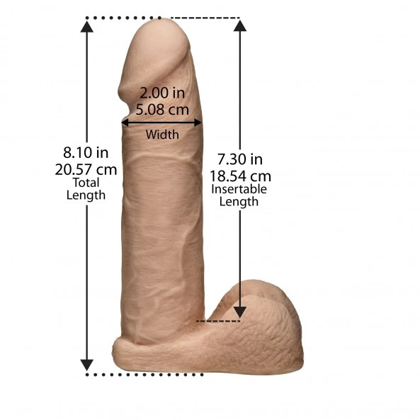 Doc Johnson Gode Réaliste Vac-U-Lock 21 Cm UltraSkin 2 Doc Johnson Gode Réaliste Vac-U-Lock 21 Cm UltraSkin – Image 2