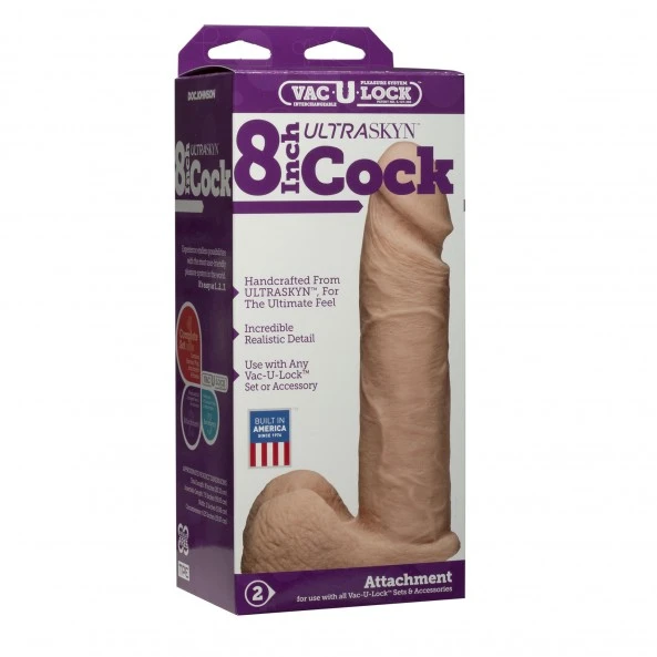 Doc Johnson Gode Réaliste Vac-U-Lock 21 Cm UltraSkin 3 Doc Johnson Gode Réaliste Vac-U-Lock 21 Cm UltraSkin – Image 3