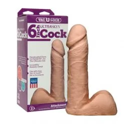 Doc Johnson Gode Réaliste Vac-U-Lock 17 Cm En Ultraskin