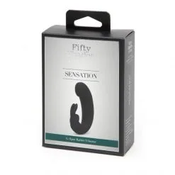 Fifty Shades Of Grey Vibromasseur G-Spot Rabbit Sensation -Sextoy Soldes vibromasseur rabbit g spot sensation fifty shades of grey 06