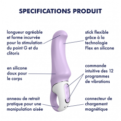 Satisfyer Vibromasseur Charming Smile -Sextoy Soldes vibromasseur charming smile satisfyer 3bis