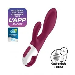 Satisfyer Vibromasseur Rabbit Chauffant Connecté Heated Affair 20 Satisfyer Vibromasseur Rabbit Chauffant Connecté Heated Affair -Sextoy Soldes vibromasseur chauffant connecte heated affair 10