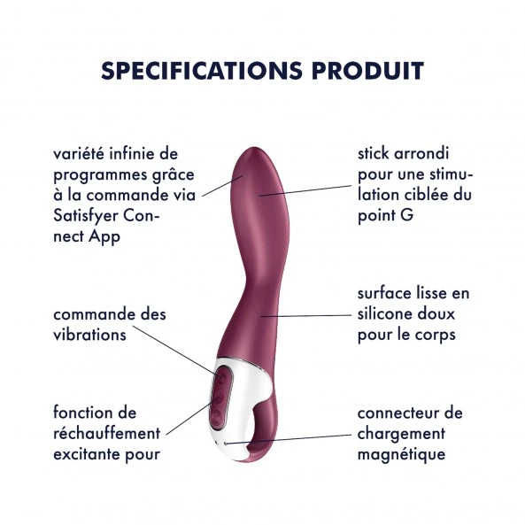 Satisfyer Vibromasseur Chauffant Connecté Heated Thrill 9 Satisfyer Vibromasseur Chauffant Connecté Heated Thrill – Image 9