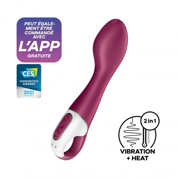 Satisfyer Vibromasseur Chauffant Connecté Hot Spot 10 Satisfyer Vibromasseur Chauffant Connecté Hot Spot – Image 10
