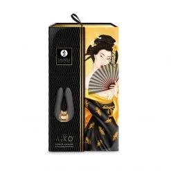 Shunga Stimulateur Clitoris Et Point-G Aiko -Sextoy Soldes vibromasseur clitoris et point g aiko noir 07