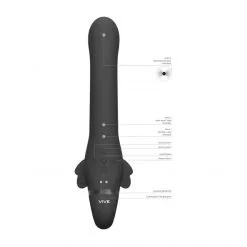 Vive Vibromasseur Strap-On Clitoris Et Point-G Satu -Sextoy Soldes vibromasseur clitoris et point g satu noir 06