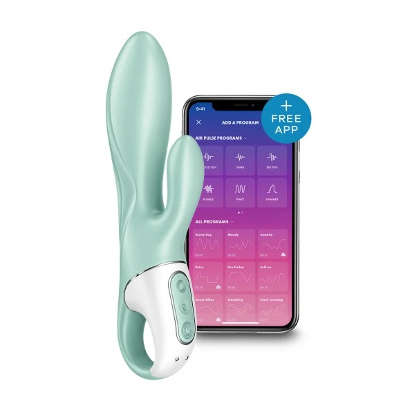 Satisfyer Vibromasseur Gonflable Connecté Rabbit Air Pump Bunny 5 1 Satisfyer Vibromasseur Gonflable Connecté Rabbit Air Pump Bunny 5