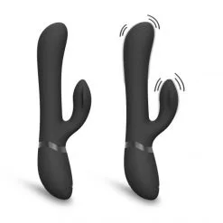 Vive Vibromasseur Multi Rabbit Chou 12 Vive Vibromasseur Multi Rabbit Chou -Sextoy Soldes vibromasseur multi rabbit chou noir 04