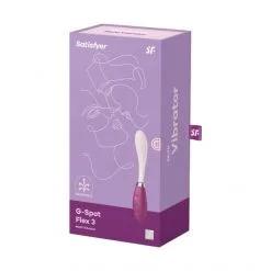 Satisfyer Vibromasseur Multifonction G-Spot Flex 3 -Sextoy Soldes vibromasseur multifonction g spot flex 3 08