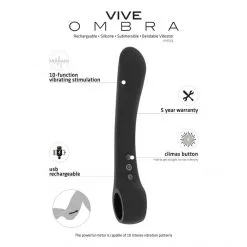 Vive Vibromasseur Ombra -Sextoy Soldes vibromasseur ombra noir 05