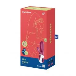 Satisfyer Vibromasseur Rabbit Chauffant Connecté Hot Bunny -Sextoy Soldes vibromasseur rabbit chauffant connecte hot bunny 11