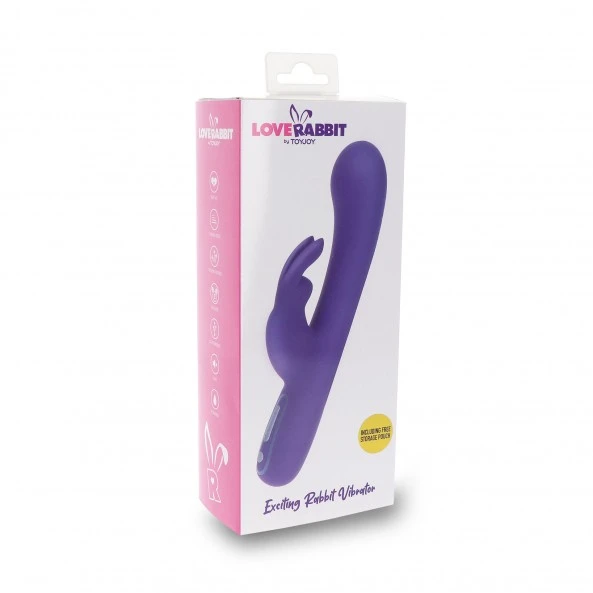 ToyJoy Vibromasseur Rabbit Exciting Vibrator 8 ToyJoy Vibromasseur Rabbit Exciting Vibrator – Image 8
