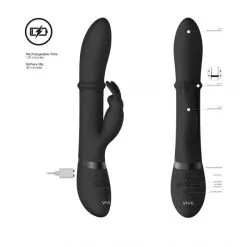 Vive Vibromasseur Rabbit Halo -Sextoy Soldes vibromasseur rabbit halo noir 08