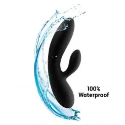 FeelzToys Vibromasseur Rabbit Lea (Glitter) -Sextoy Soldes vibromasseur rabbit lea noir 03