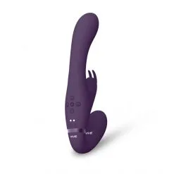 Vive Vibromasseur Rabbit Strap-On Suki 11 Vive Vibromasseur Rabbit Strap-On Suki -Sextoy Soldes vibromasseur rabbit strap on suki violet 03