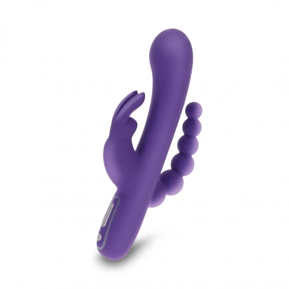 ToyJoy Vibromasseur Rabbit Triple Pleasure Vibrator 1 ToyJoy Vibromasseur Rabbit Triple Pleasure Vibrator