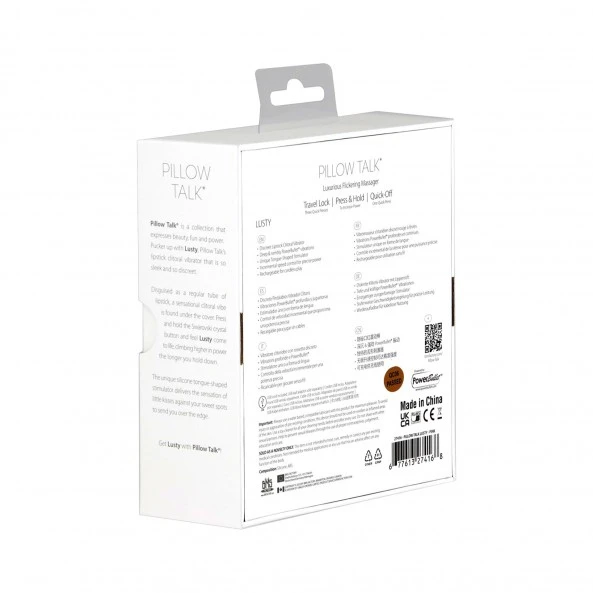 Pillow Talk Vibromasseur Rouge à Lèvres Lusty 9 Pillow Talk Vibromasseur Rouge à Lèvres Lusty – Image 9