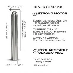 Dorcel Vibromasseur Silver Star 2.0 8 Dorcel Vibromasseur Silver Star 2.0 -Sextoy Soldes vibromasseur silver star 2 0 04