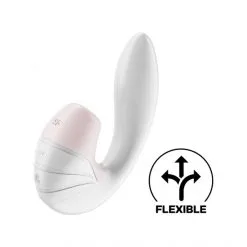 Satisfyer Stimulateur Clitoris Et Point-G Supernova -Sextoy Soldes vibromasseur supernova blanc 08
