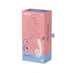 Satisfyer Stimulateur Clitoris Et Point-G Supernova -Sextoy Soldes vibromasseur supernova blanc 10