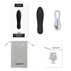 Svakom Vibromasseur Tulip -Sextoy Soldes vibromasseur tulip noir 08